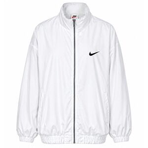 Nike Mens Medium Vintage Windbreaker Jacket White USA Swoosh 90s Streetwear